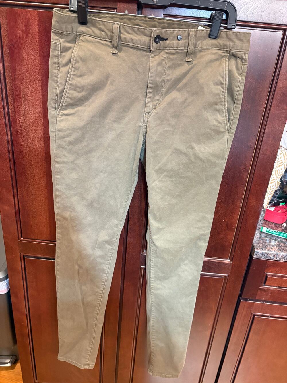 Rag & Bone NY Men's Chino Pants Army Green Size 33
